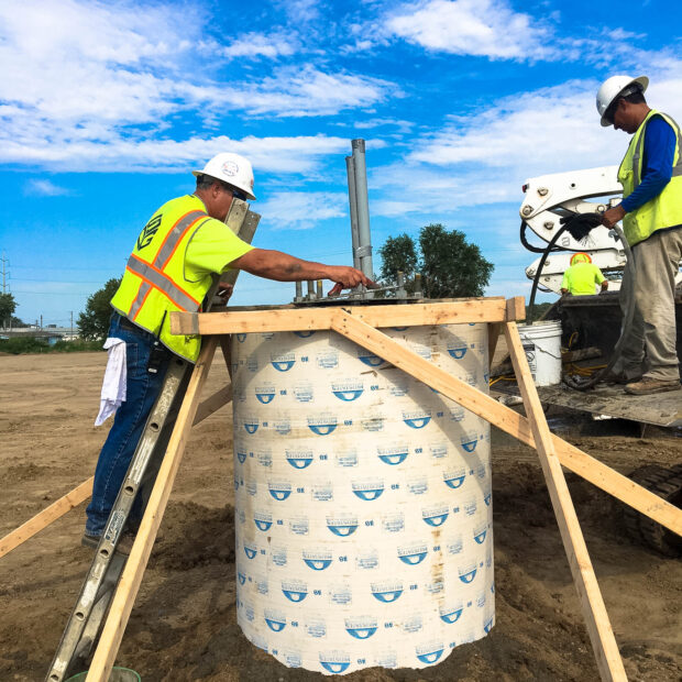 Light Pole Installation